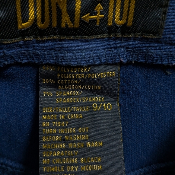 Don't Stop blue leggings pants high rise size 9/10 - Picture 6 of 6